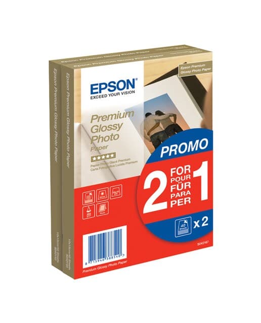 Epson - Papel Epson Premium Glossy Photo Paper 10x15 cm.