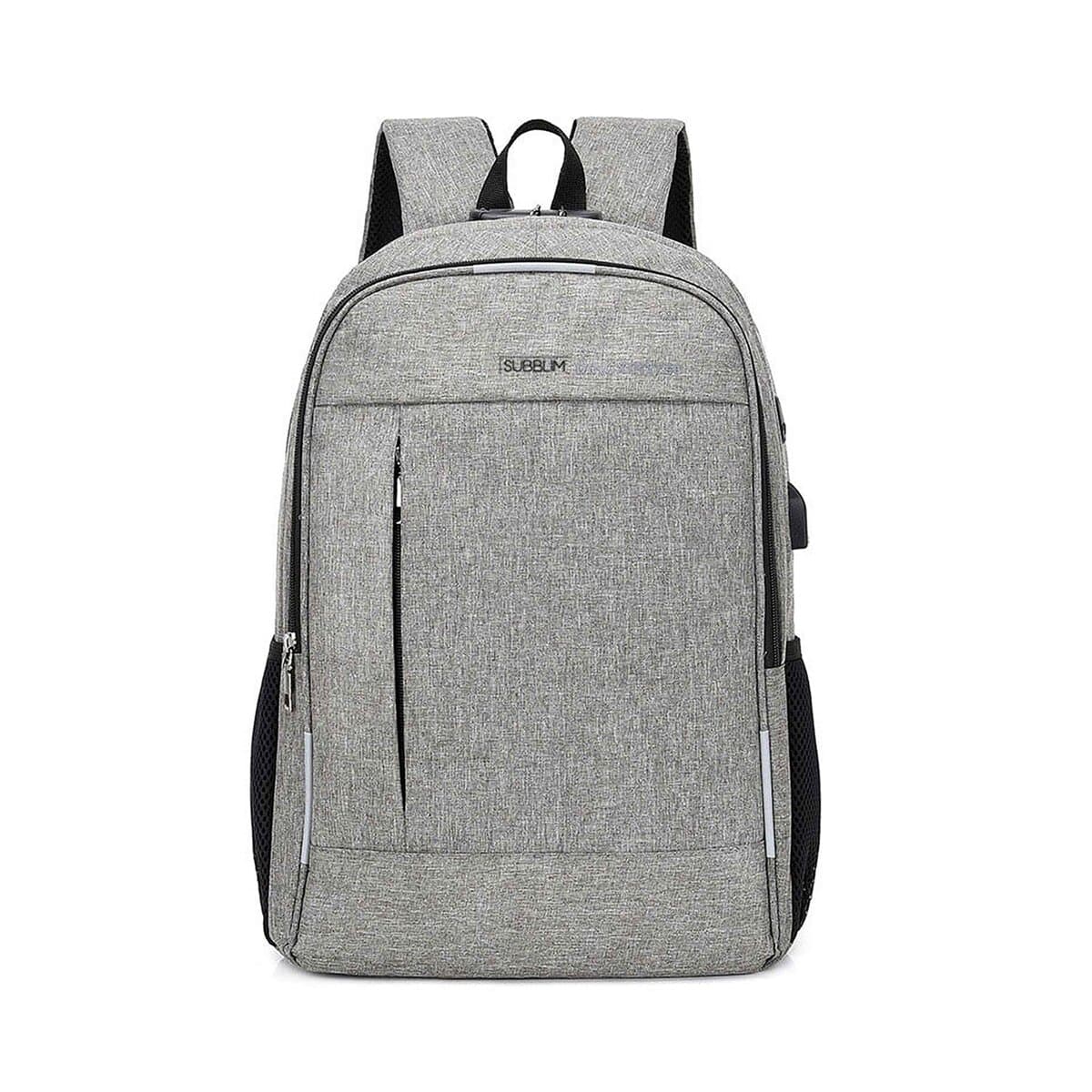 SUBBLIM - Mochila gris Subblim Urban Lock para portátiles hasta 16".