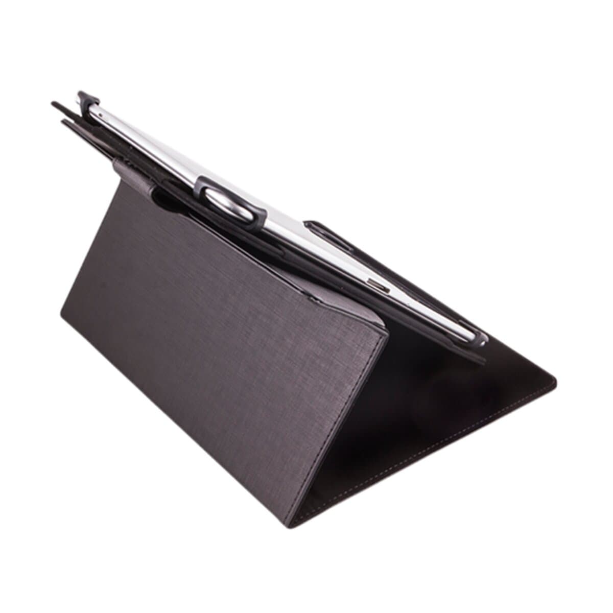 SilverHT - Funda negra SilverHT Rotatory 360º para tablets de 9" a 10,4".