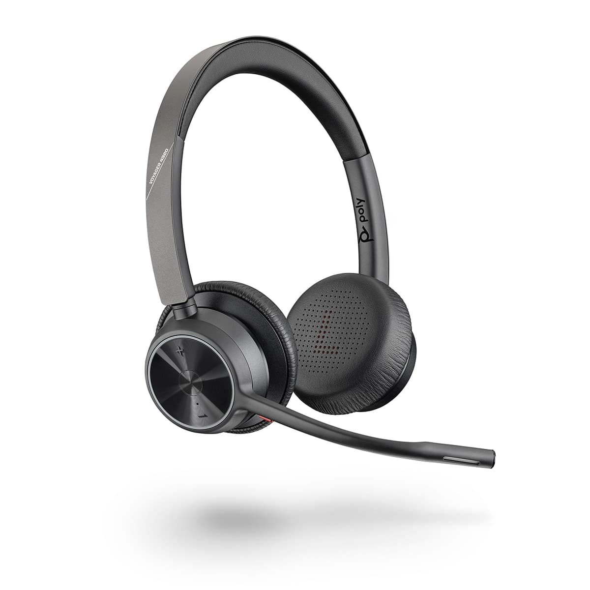 Poly - Auricular de diadema con micrófono Poly Voyager 4320 UC Bluetooth.
