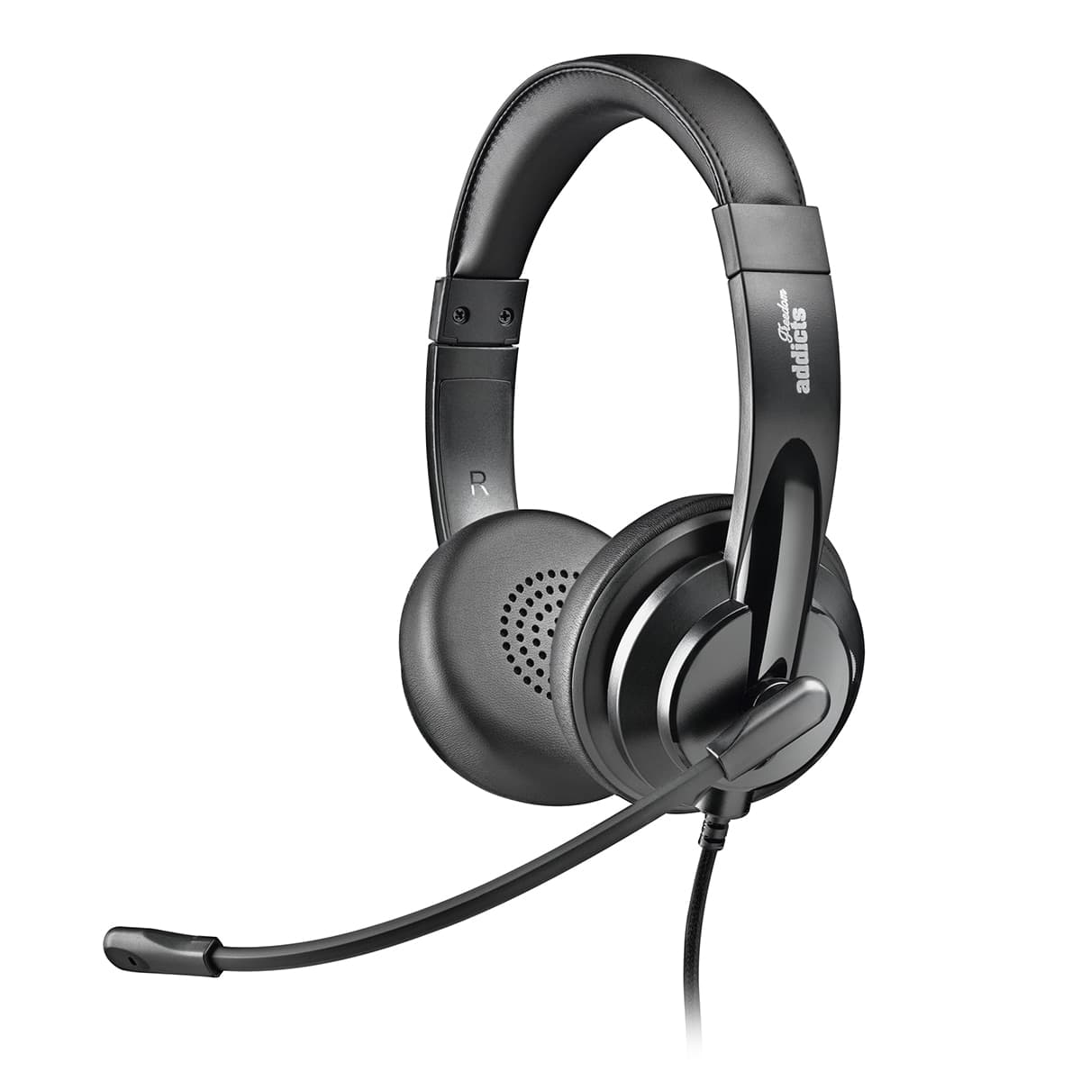 NGS - Auriculares de diadema con micrófono NGS VOX605 USB-C con adaptador USB-A.