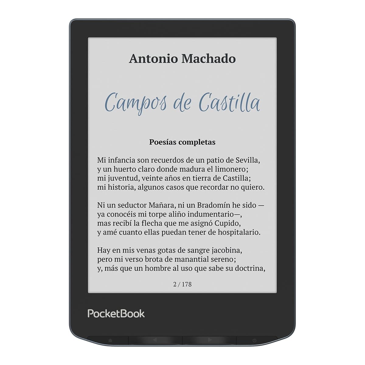 PocketBook - e-Reader PocketBook Verse Pro Color, 6" E Ink Kaleido 3, 16GB + 1GB RAM.