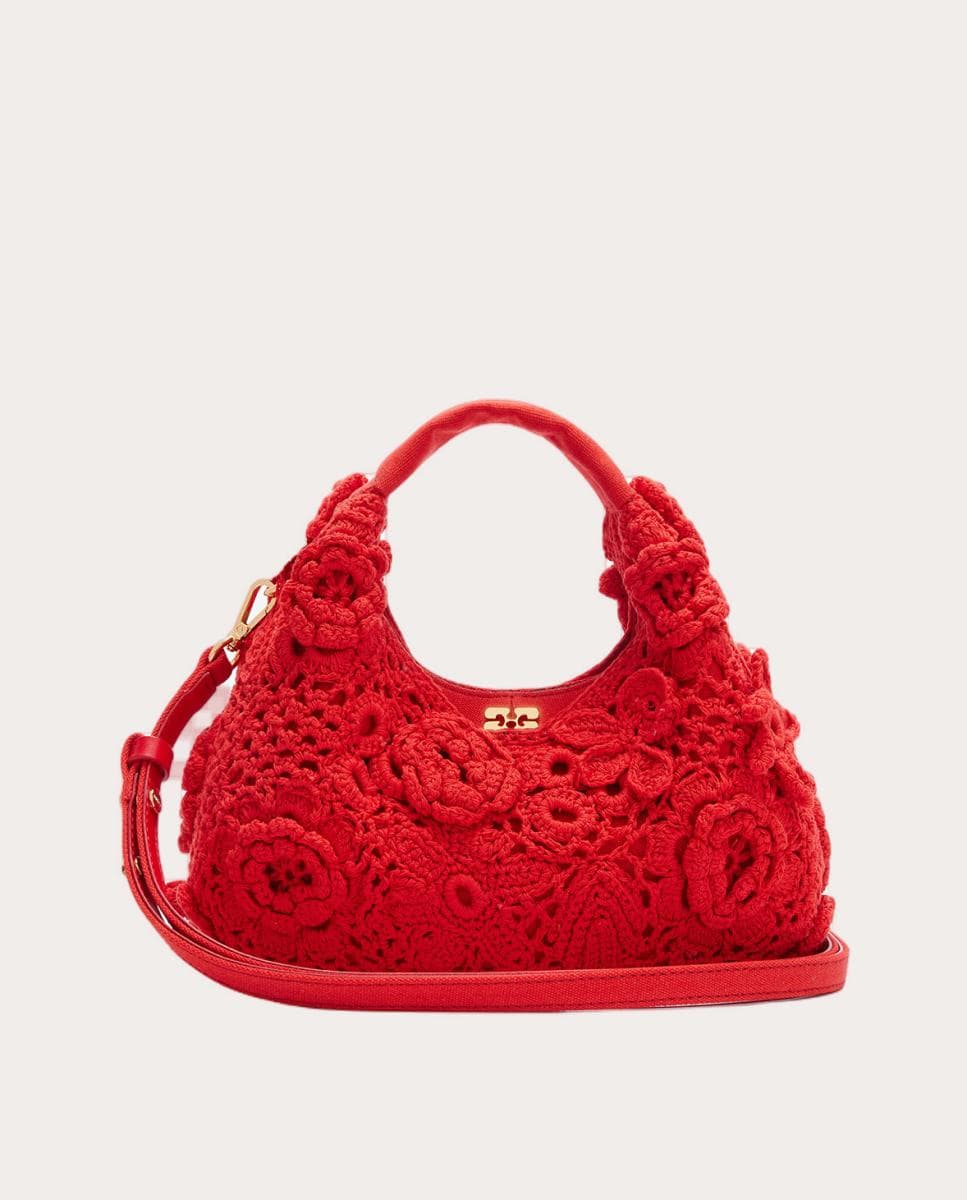 Ganni - Bolso de mano mini Crochet.