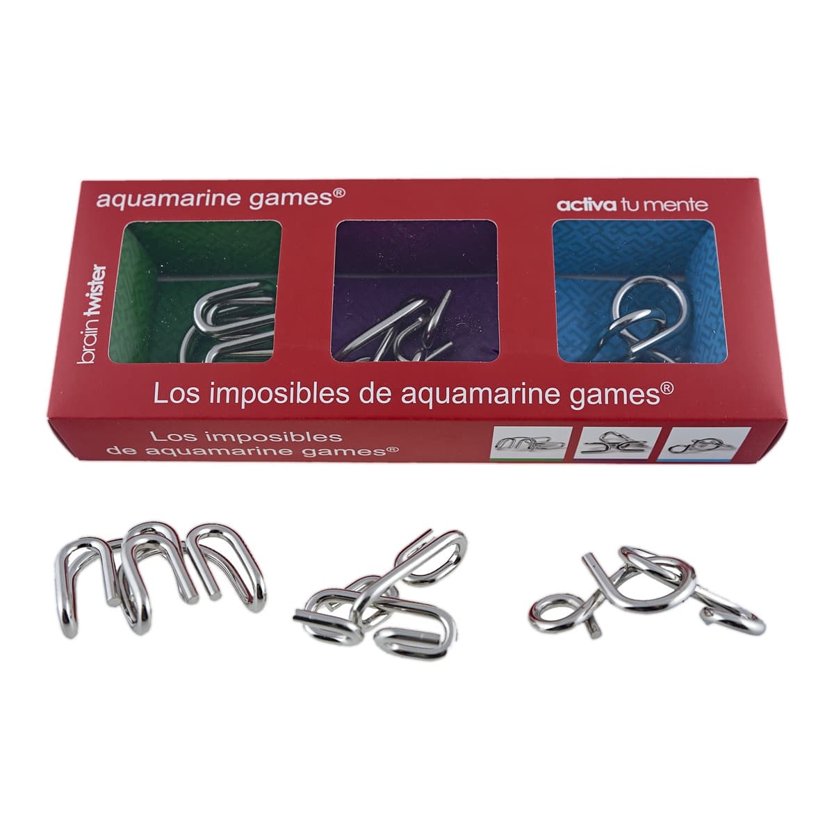 Aquamarine Games - Juego de ingenio Aquamarine Games Los Imposibles de metal.