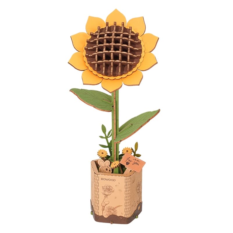 Robotime - Maqueta de madera Robotime Girasol.