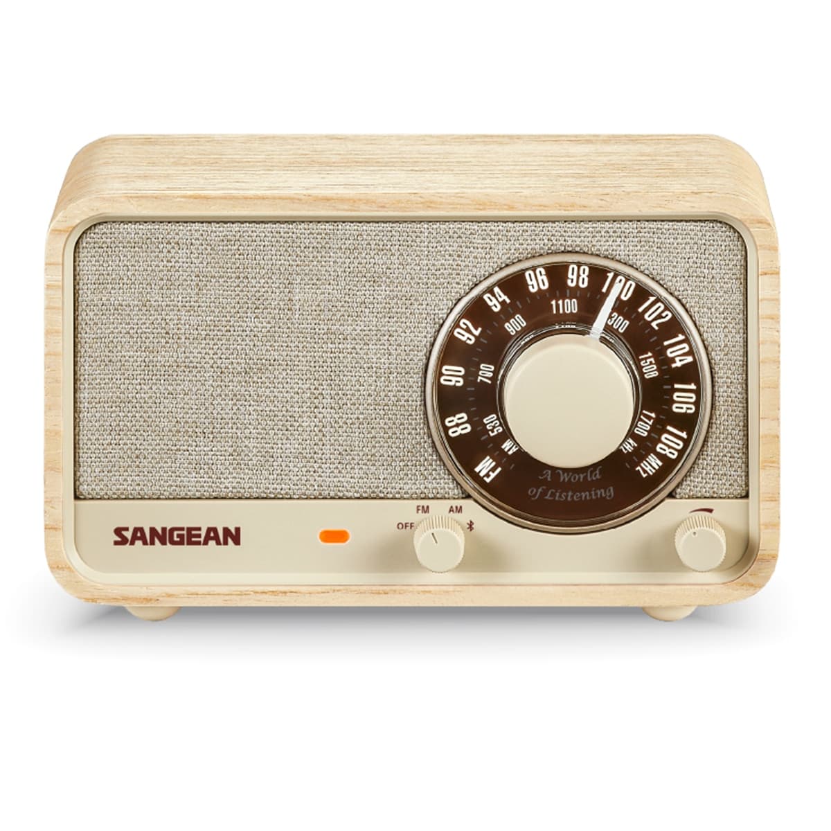 Sangean - Radio analógica Sangean WR-8 con AM - FM - Bluetooth.