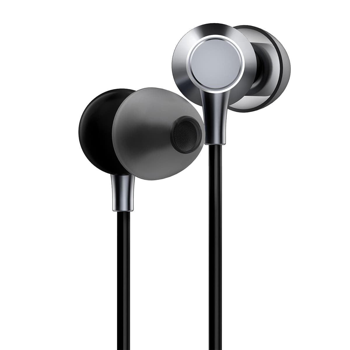 Energy Sistem - Auriculares de botón Energy Sistem Metallized Type-C Graphite con conversor digital y controlador de música y volumen.