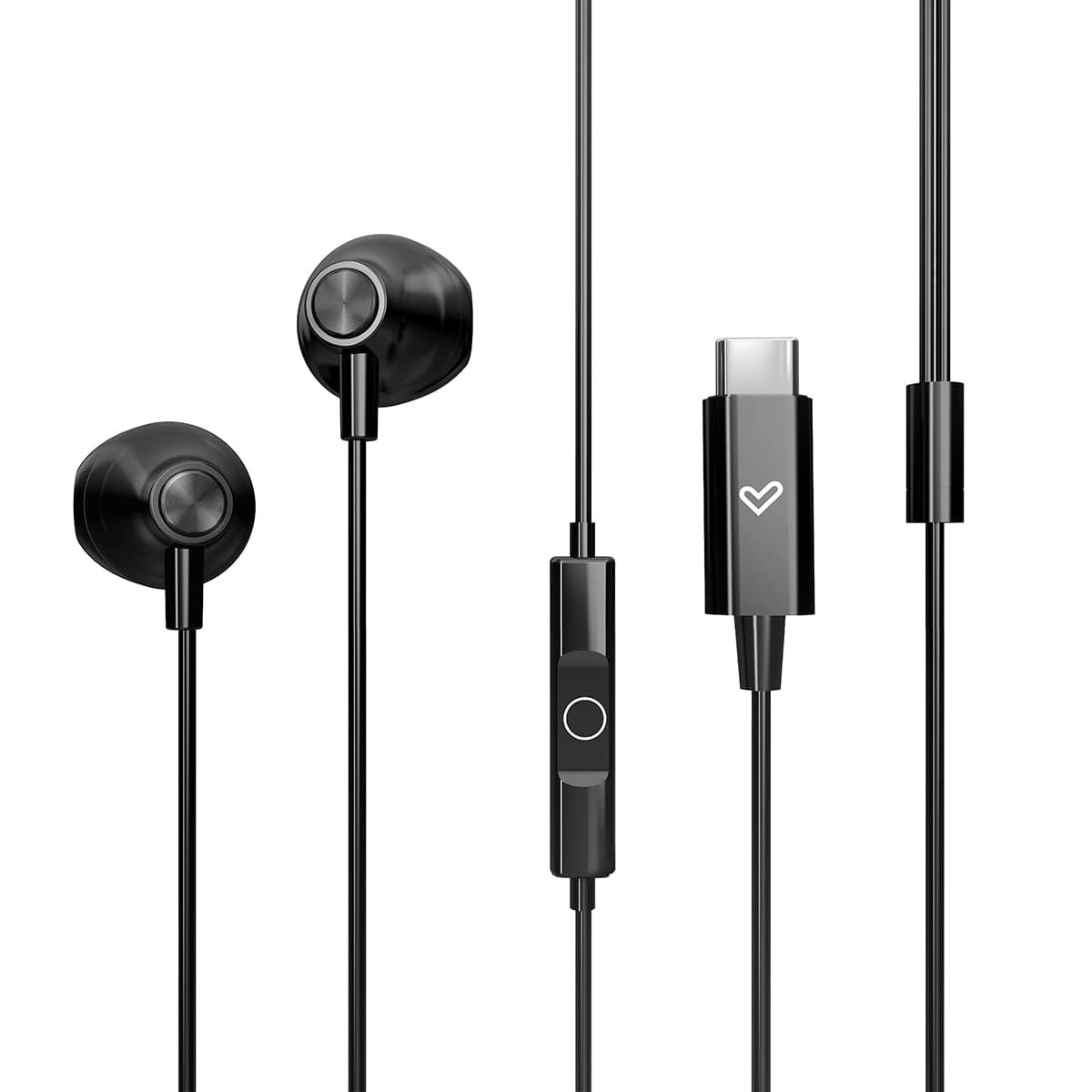 Energy Sistem - Auriculares de botón Energy Sistem EasyPods Type C Space con micrófono y voice assistant.