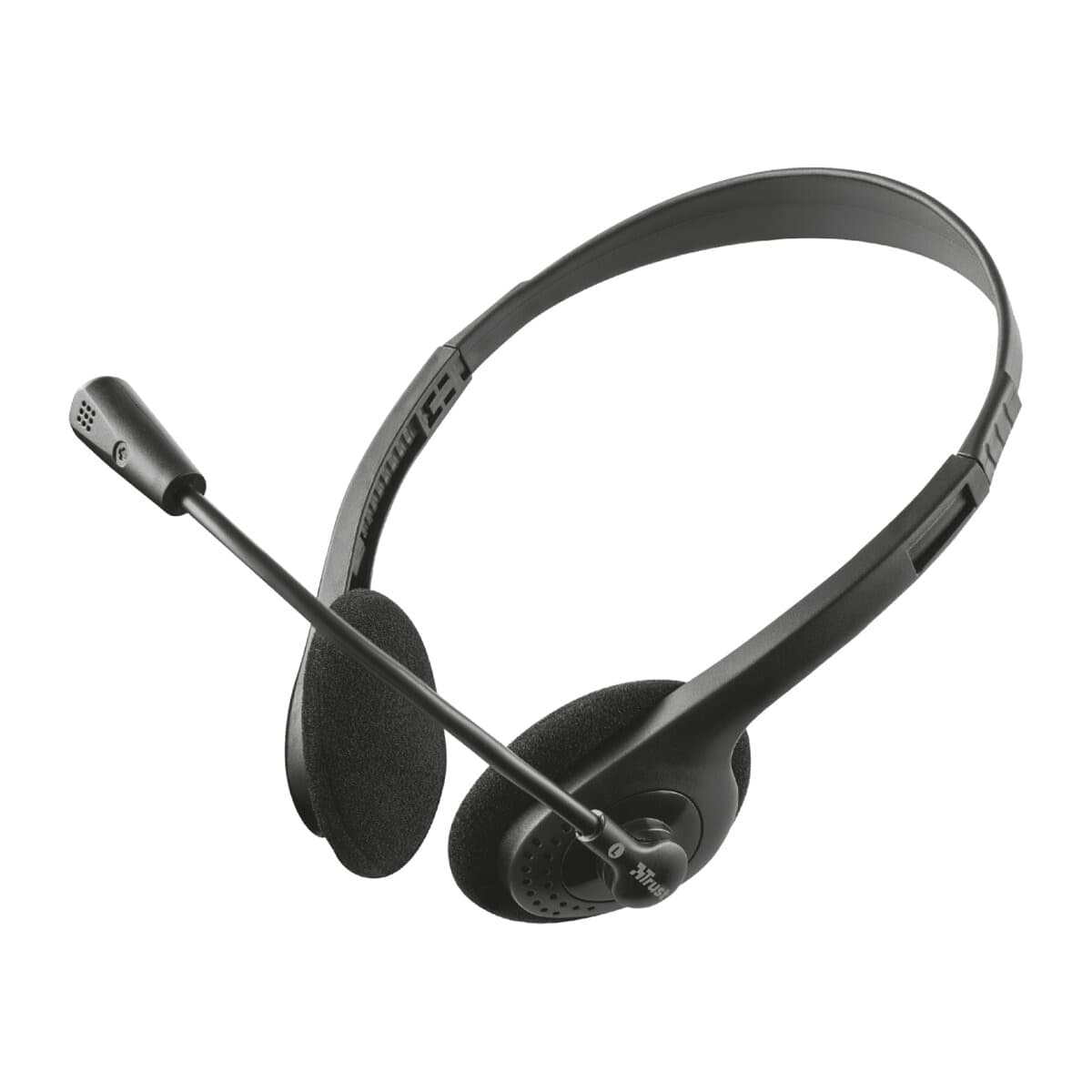 Trust - Auriculares diadema PRIMO Trust 21665 con micrófono.