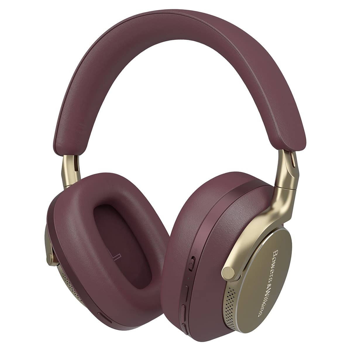 Bowers & Wilkins - Auriculares diadema inalámbricos Bowers & Wilkins Px8 Royal Burgundy, con cancelación de ruido.