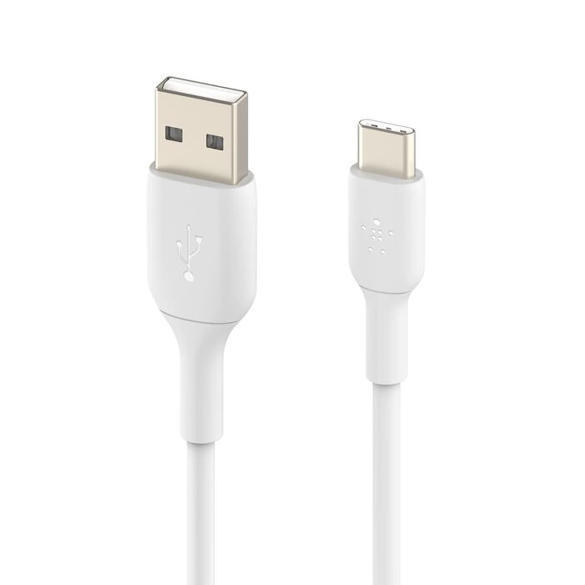 Belkin - Cable Belkin de USB-A a USB-C, PVC, 3 metros, Blanco.
