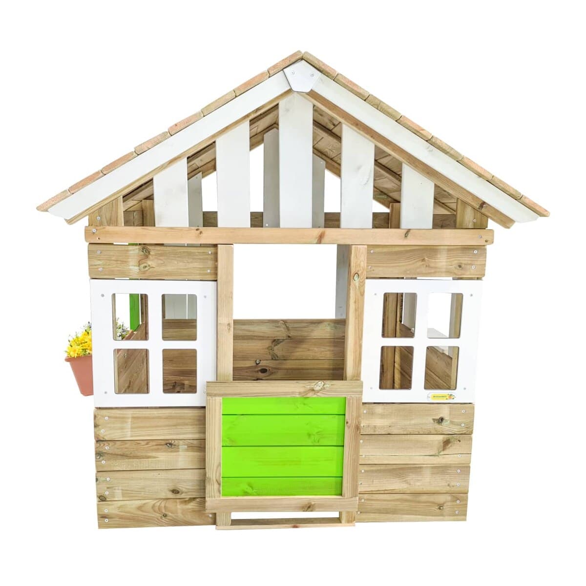 MASGAMES - Casita Masgames Lollipop verde Madera.