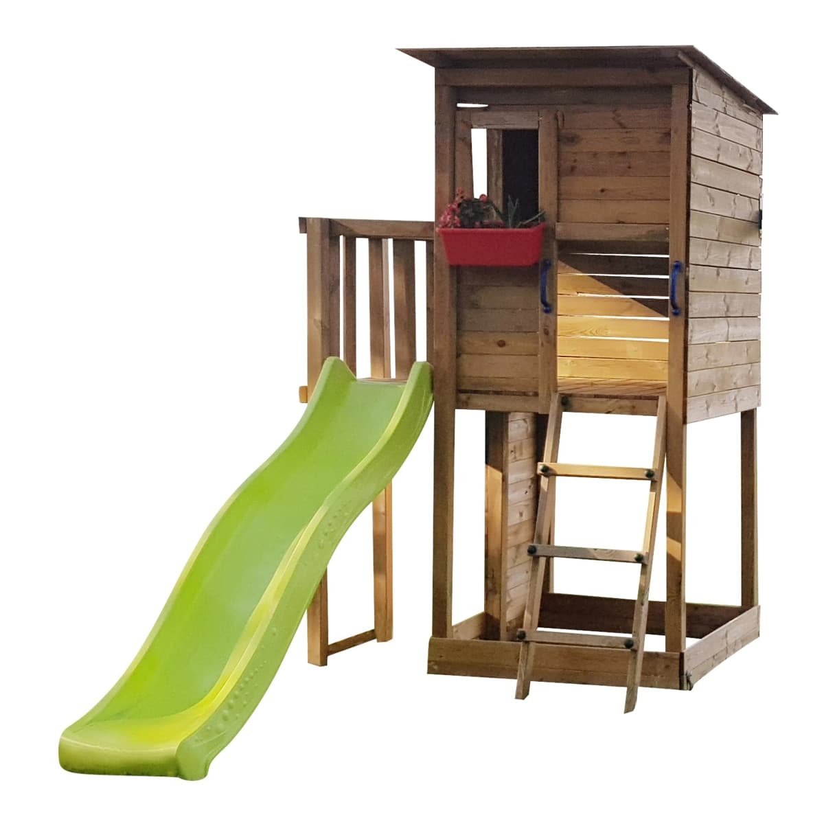 MASGAMES - Parque infantil Masgames Taga L con pared de escalada.