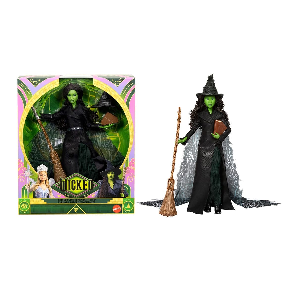 Mattel - Muñeca Deluxe Elphaba Con Grimorio Wicked Mattel.