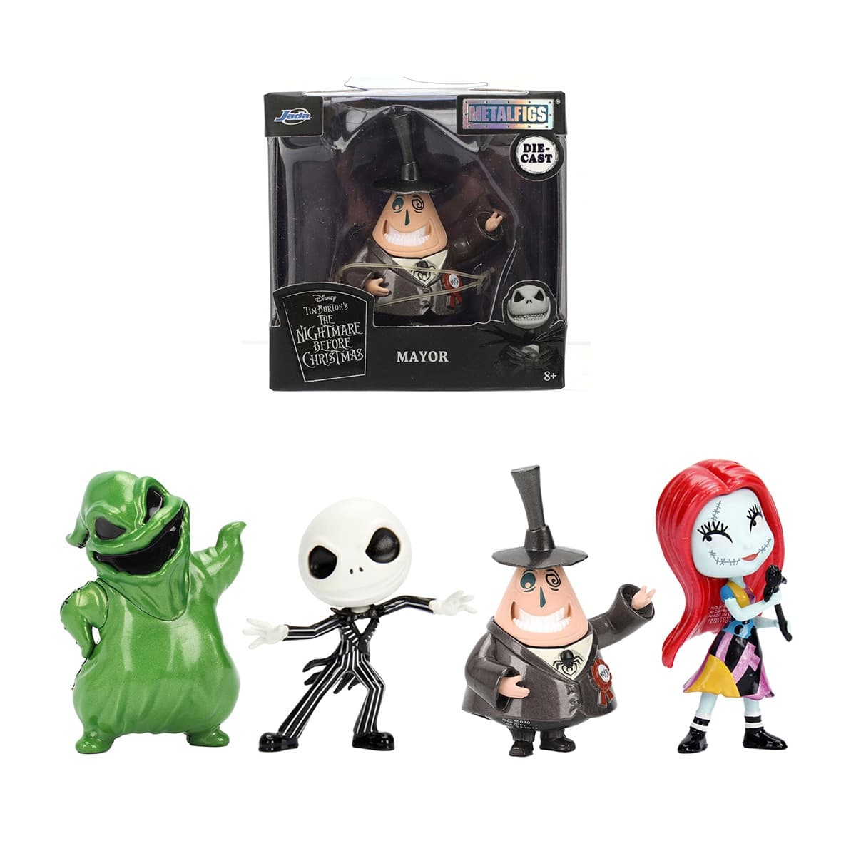 Jada - Figura de metal coleccionable 7cm Tim Burton Pesadilla antes de Navidad Jada.