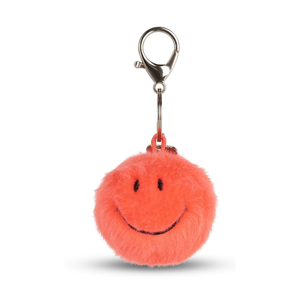 Smileyworld - Llavero de peluche coral brillante Keychain ECO Fuzzy Smiley Bon Ton Toys.