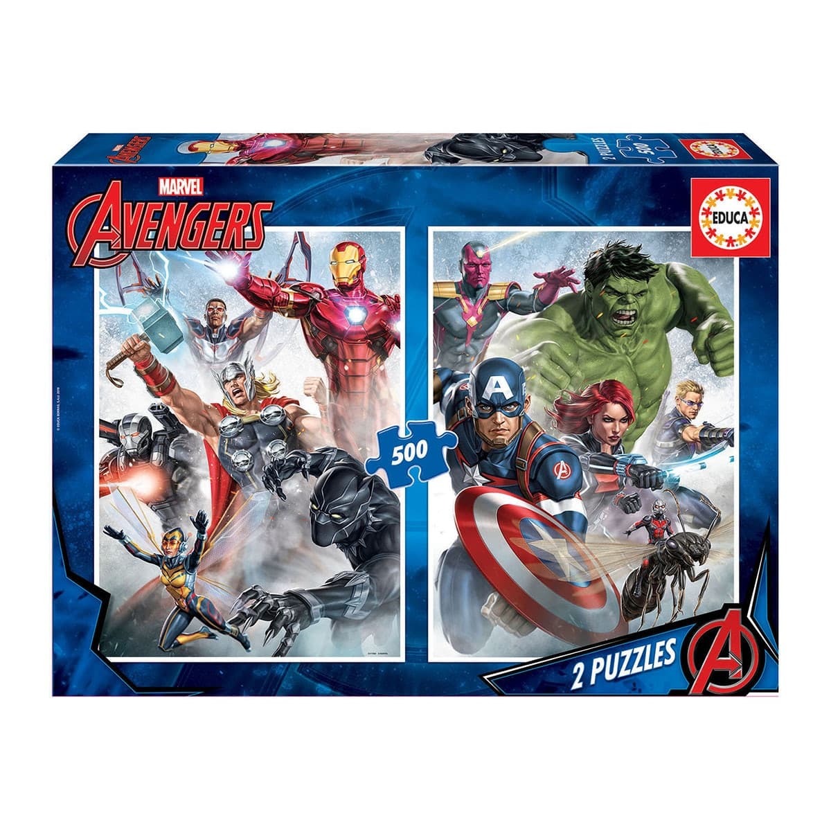 EDUCA - Puzzle 2X500 Piezas Los Vengadores Educa.