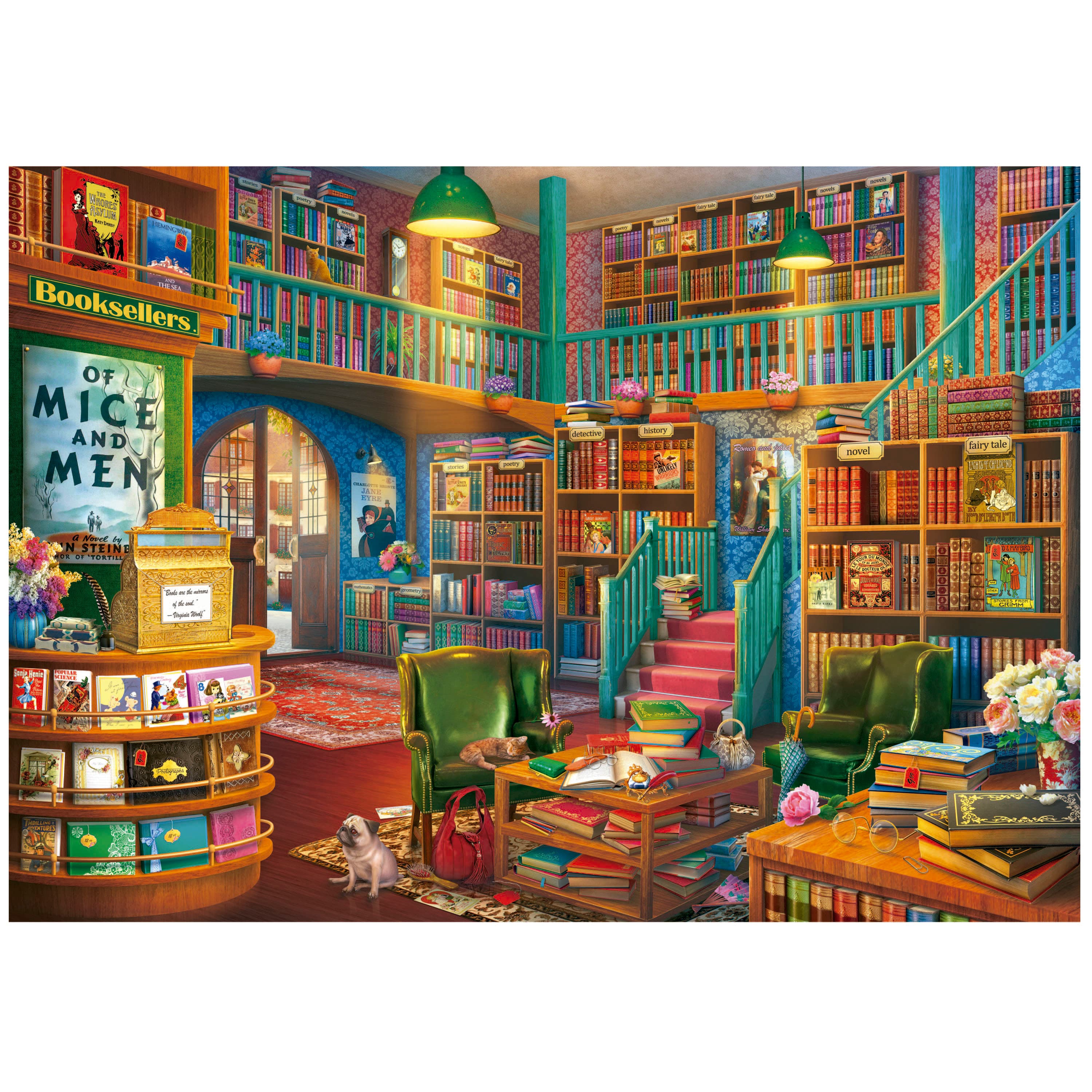 Puzzle 1000 Piezas Library Educa - Image 2