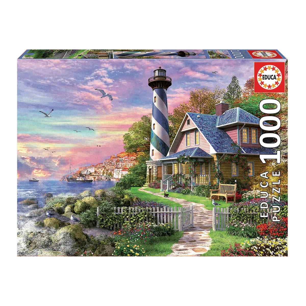 EDUCA - Puzzle 1000 Piezas Lighthouse In Rock Bay Educa.