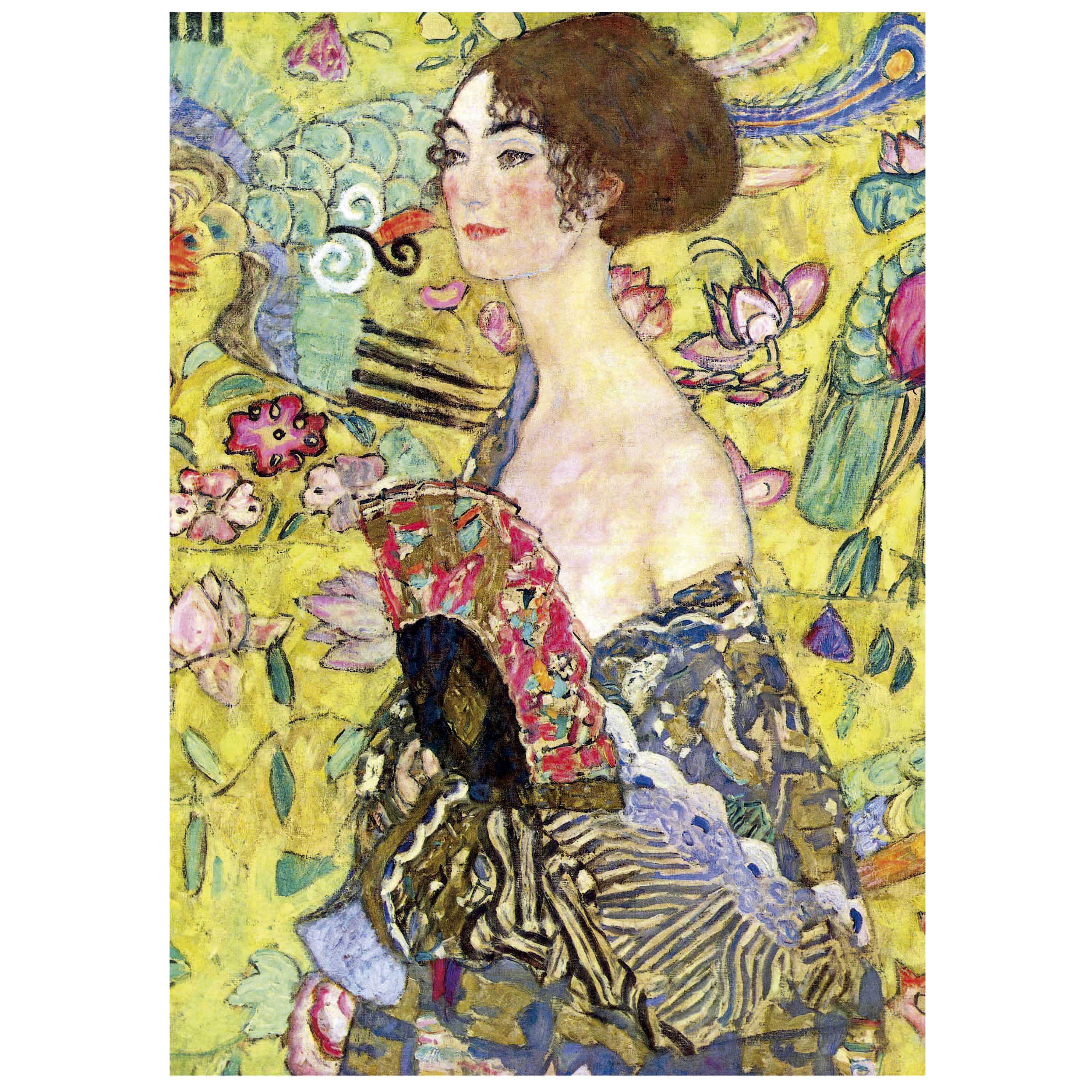Puzzle 1000 Piezas Gustav Klimt Lady With A Fan Educa - Image 2