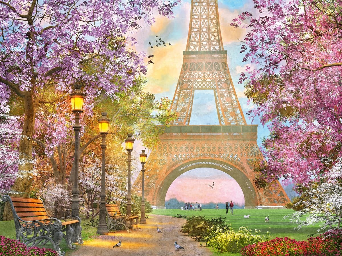 Puzzle 1500 Piezas  Amor En Paris Ravensburger - Image 2