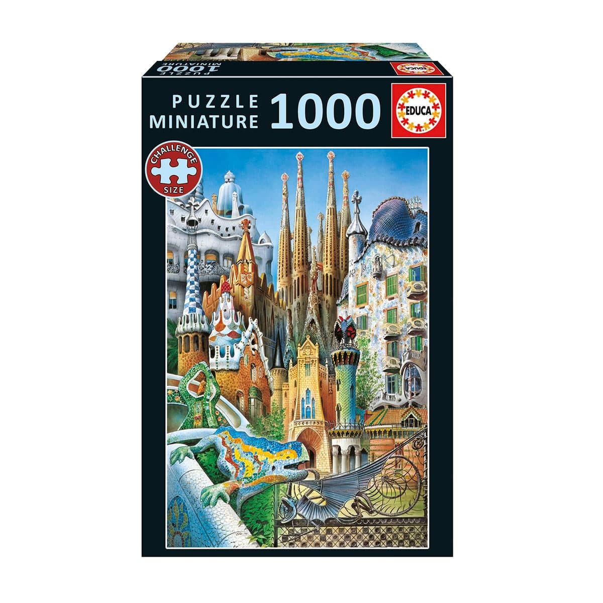 EDUCA - Puzzle 1000 Gaudí, Collage "Miniature" Educa.