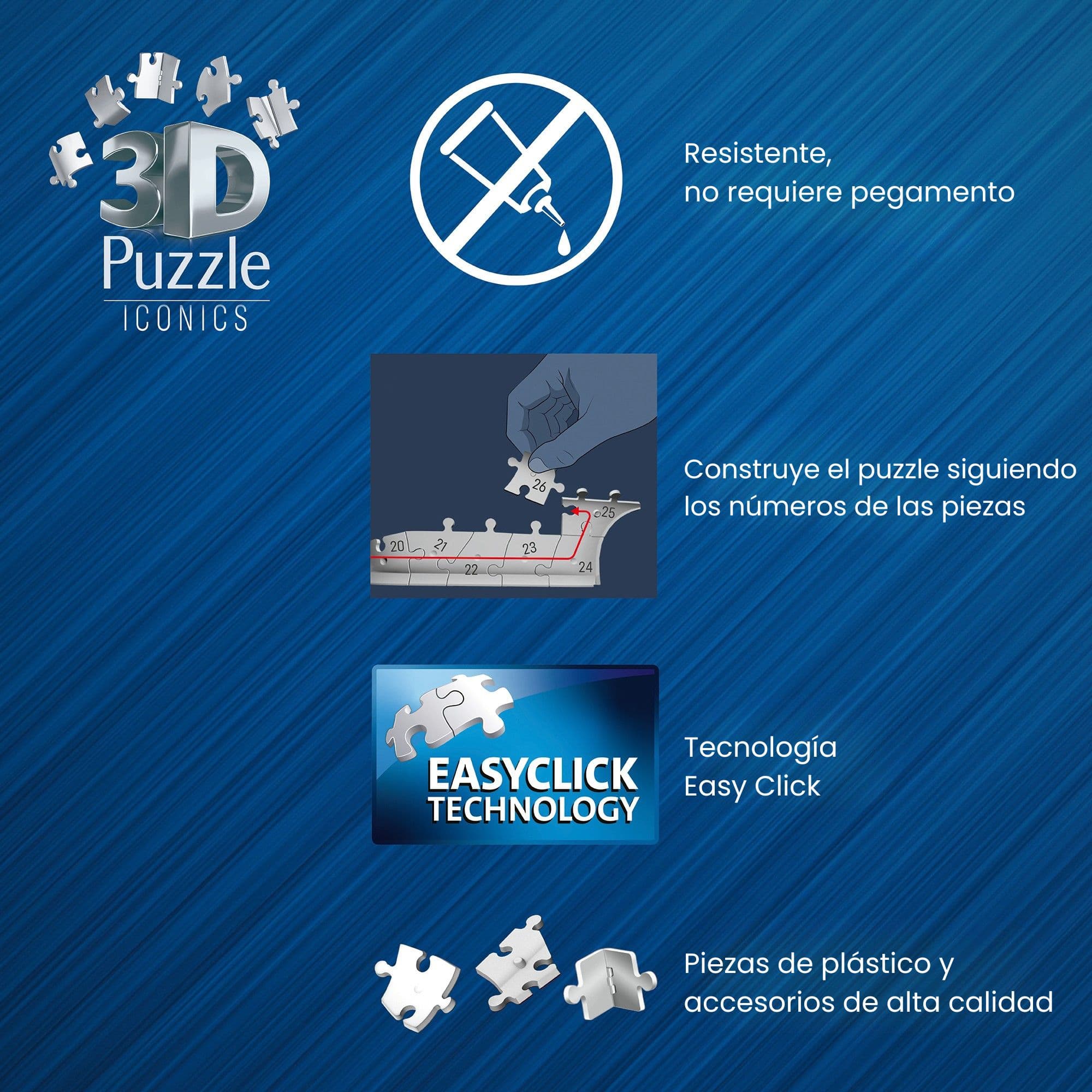 Puzzle 3D Torre Eiffel  Con Luz Ravensburger - Image 7