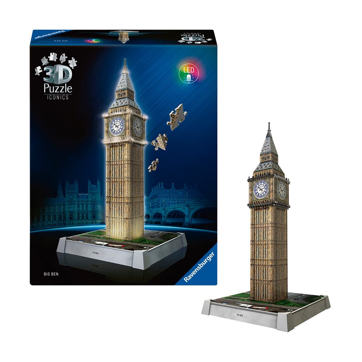 Ravensburger - Puzle 3D Big Ben Con Luz Ravensburger.