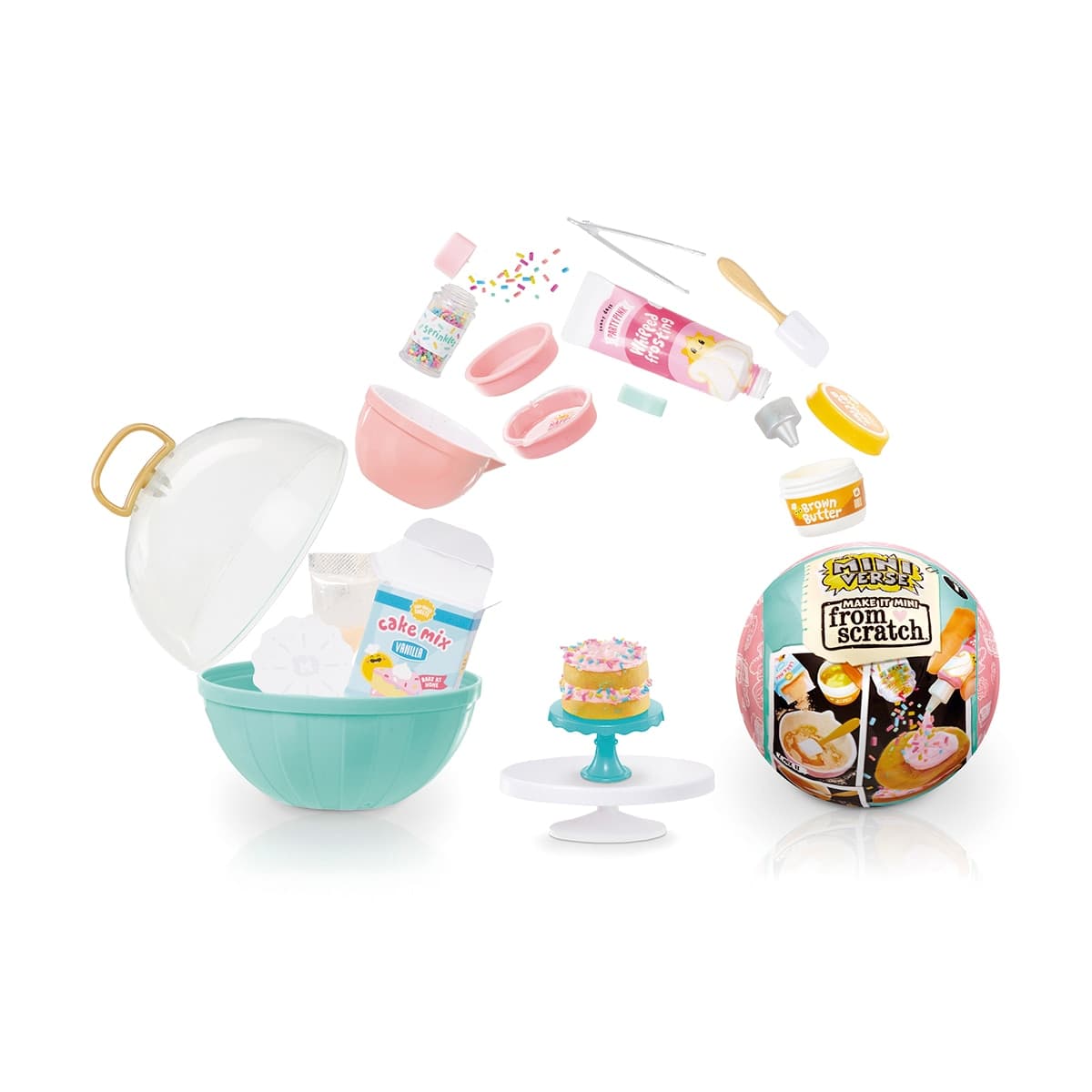 MINIVERSE - Bola sorpresa Make It Mini Diner Scratch Miniverse modelos surtidos.