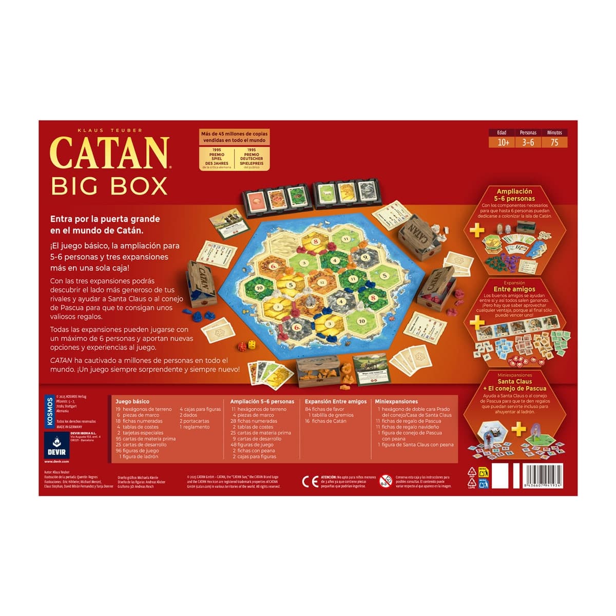 Juego de mesa Catán Big Box Devir - Image 2