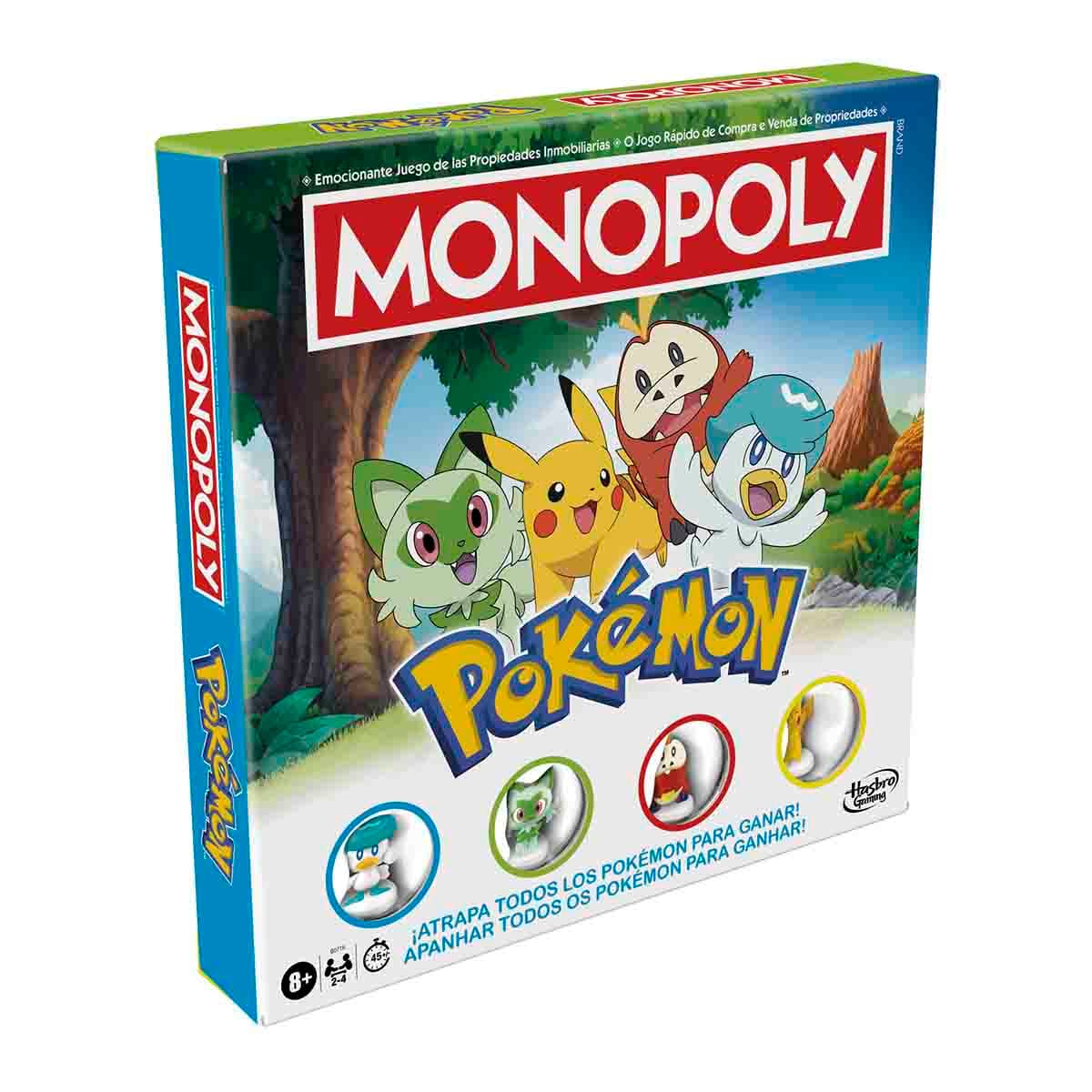 Monopoly - Juego de mesa Monopoly Edición Pokemon.