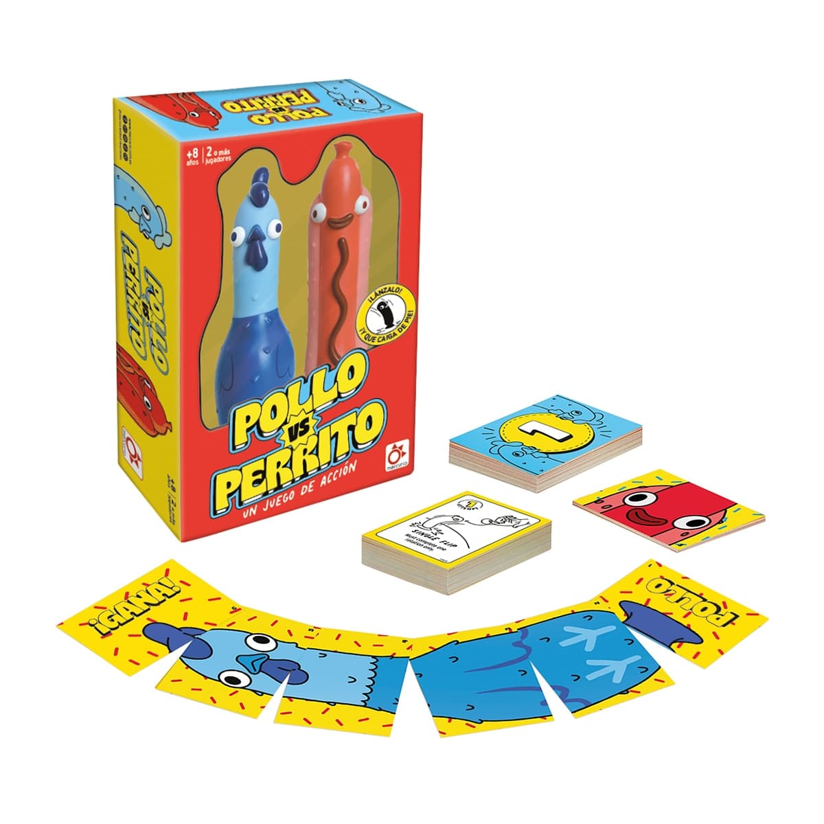 MERCURIO - Juego de mesa Pollo Vs Perrito Mercurio.