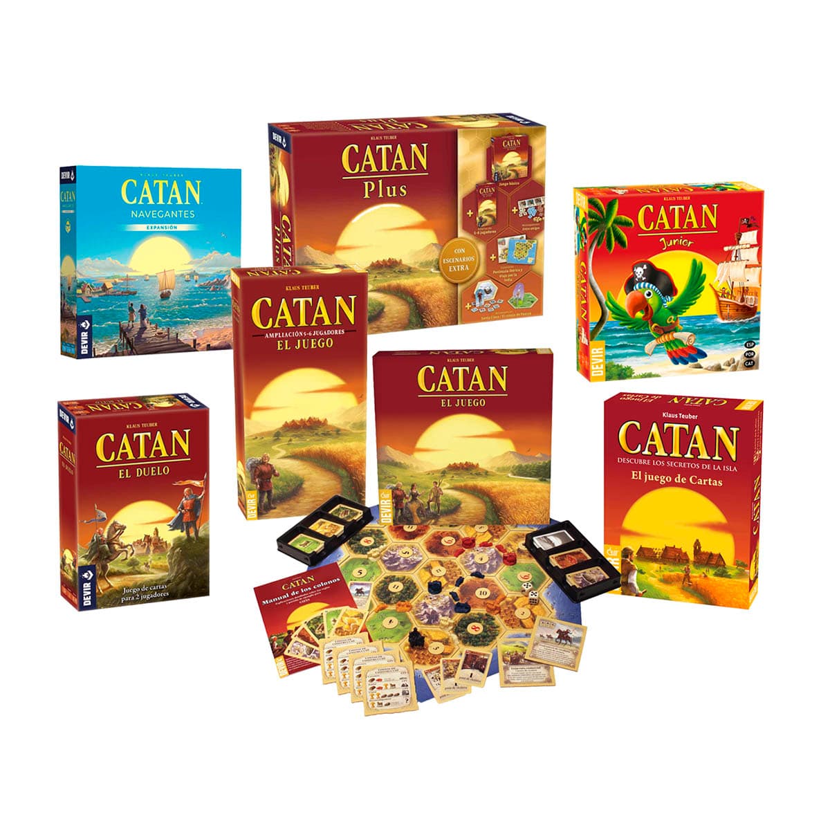 Devir - Colección juego de mesa Catán.