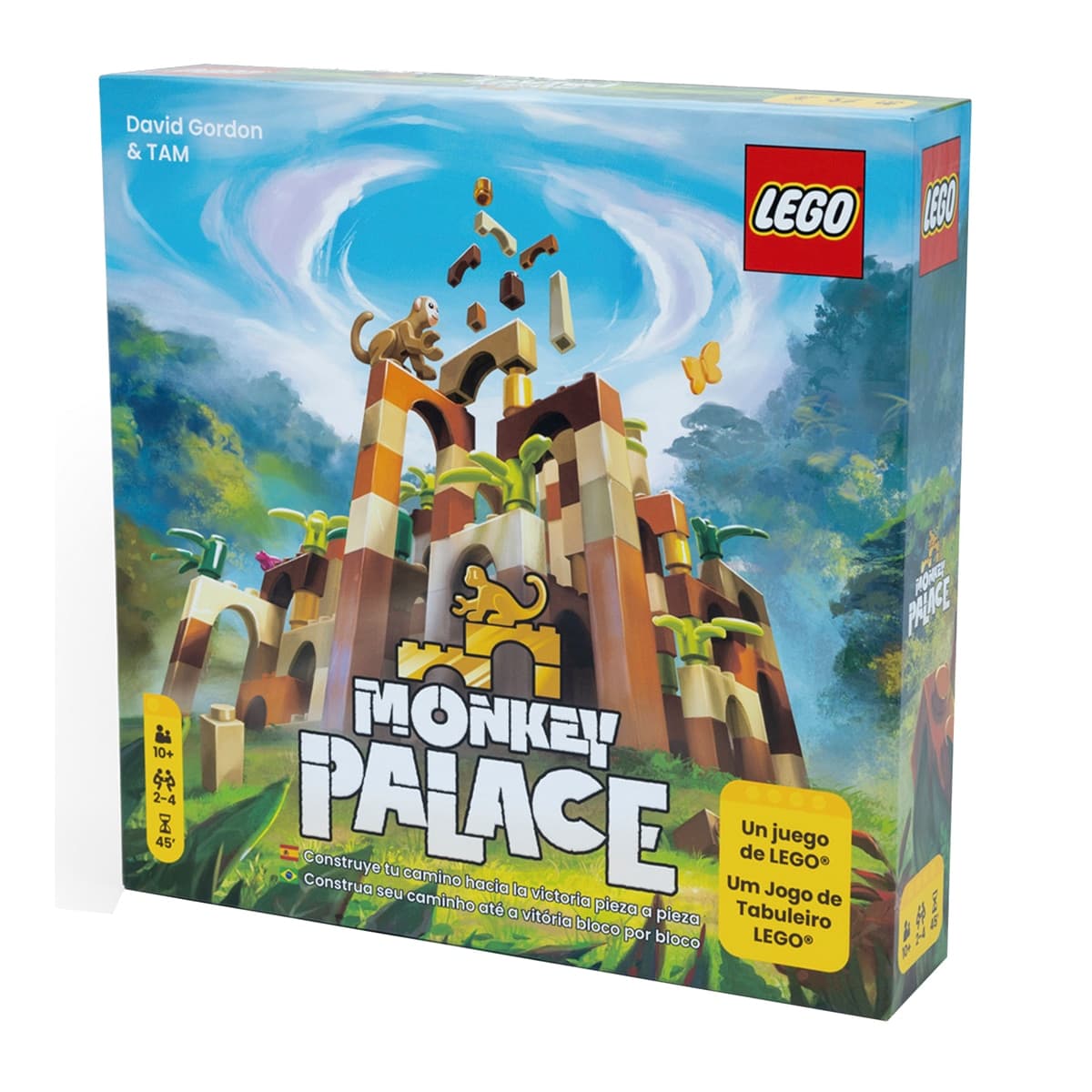 Asmodee - Juego de mesa Monkey Palace LEGO.