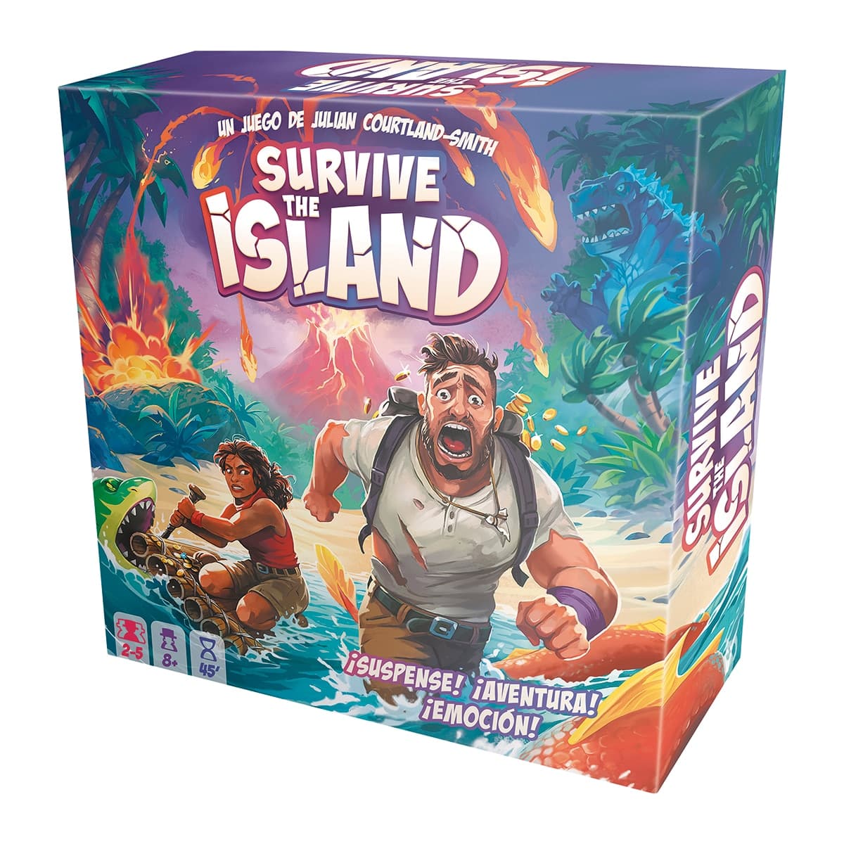 Asmodee - Juego de mesa Survive The Island Asmodee.