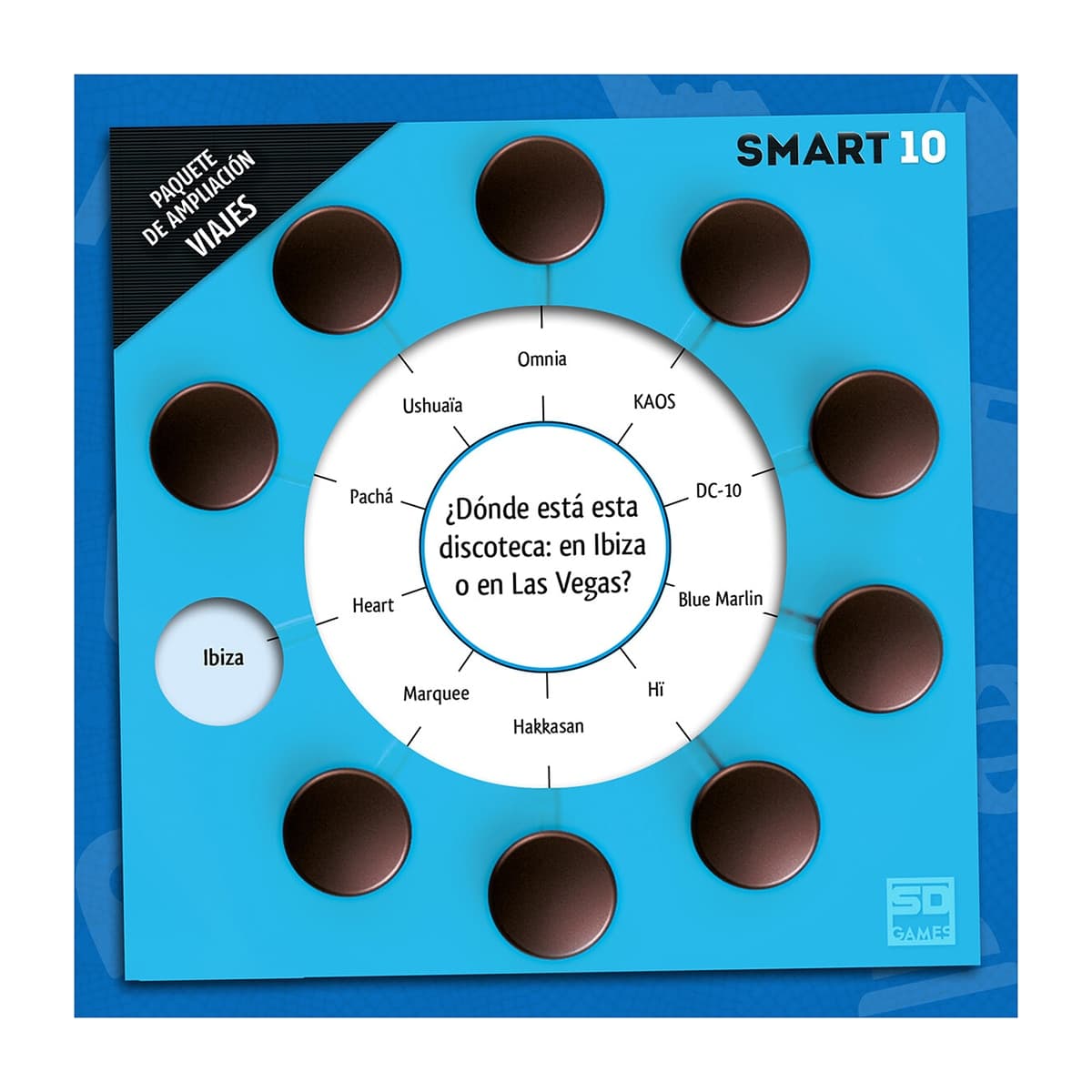 Juego de mesa Smart 10 Viajes Preguntas de Viajes - Image 2