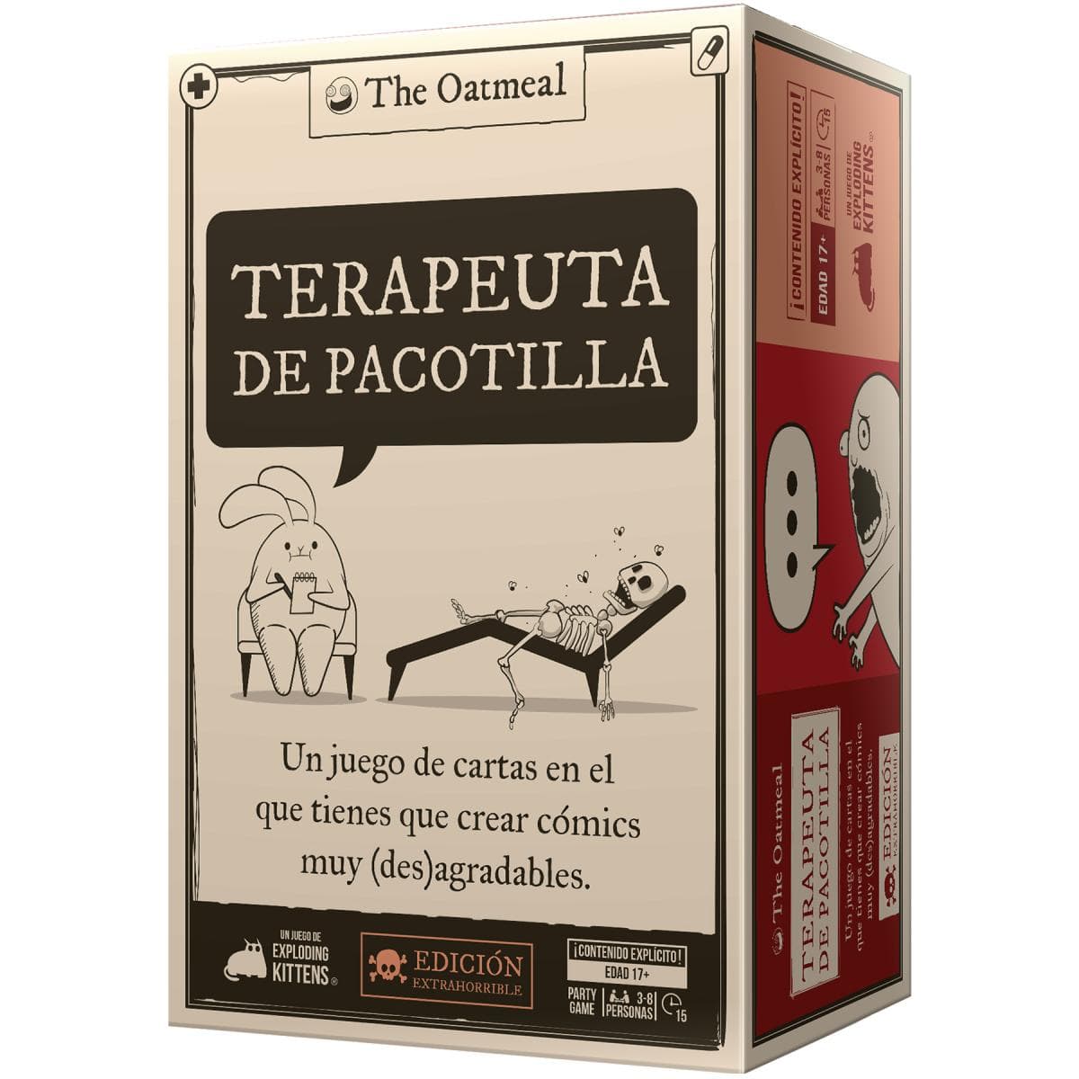 Asmodee - Juego de Mesa Terapeuta de pacotilla Asmodee.