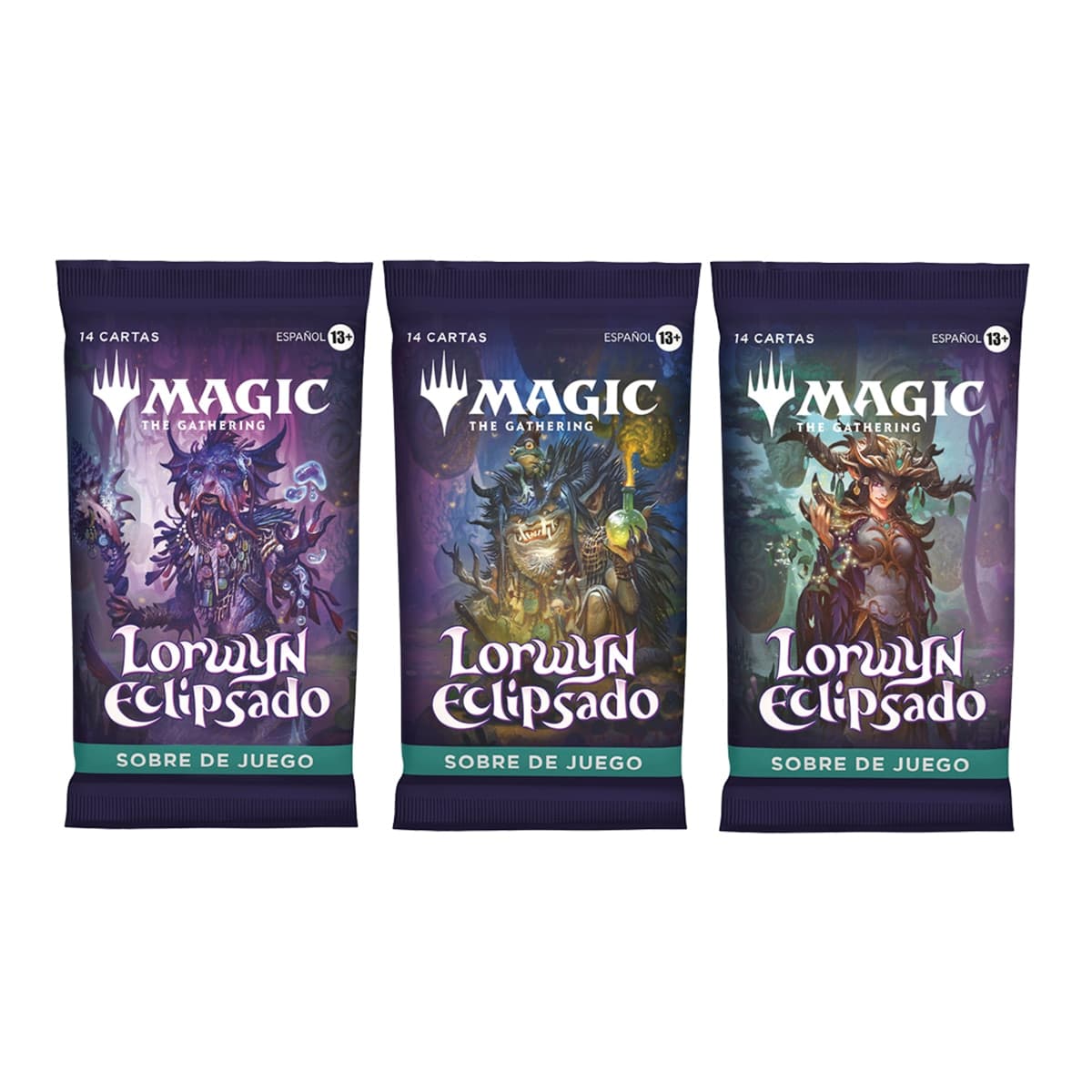Magic The Gathering - Sobre de Juego Magic The Gathering Lorwyn Eclipsado Wizards Of The Coast.