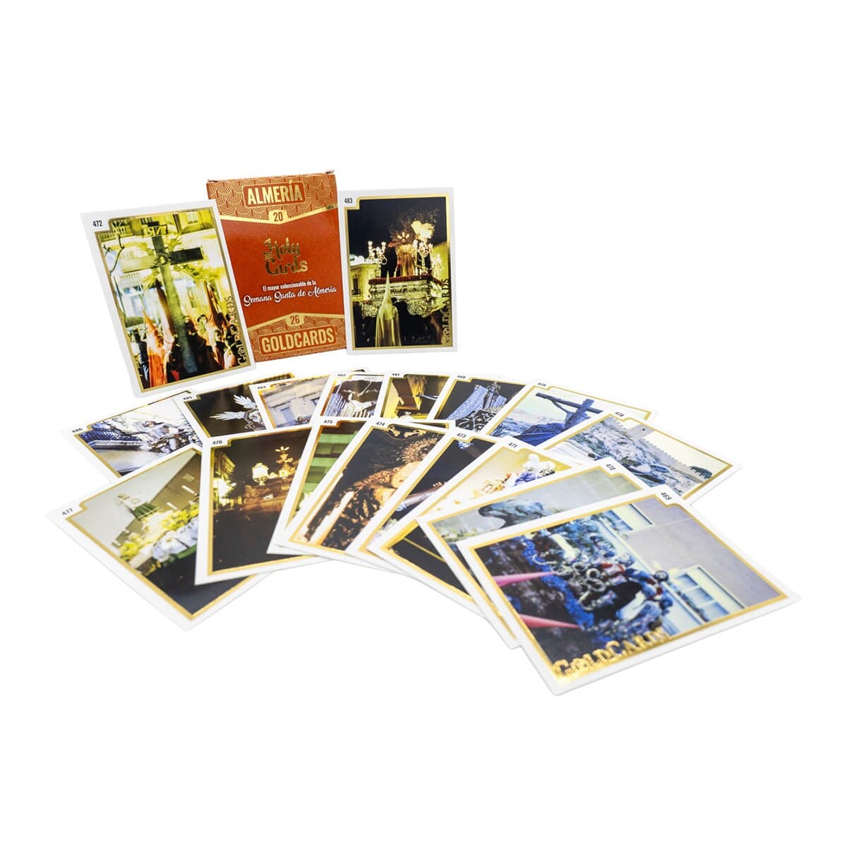 Holy Cards - Pack de 18 cartas GoldCards Almería 2026.