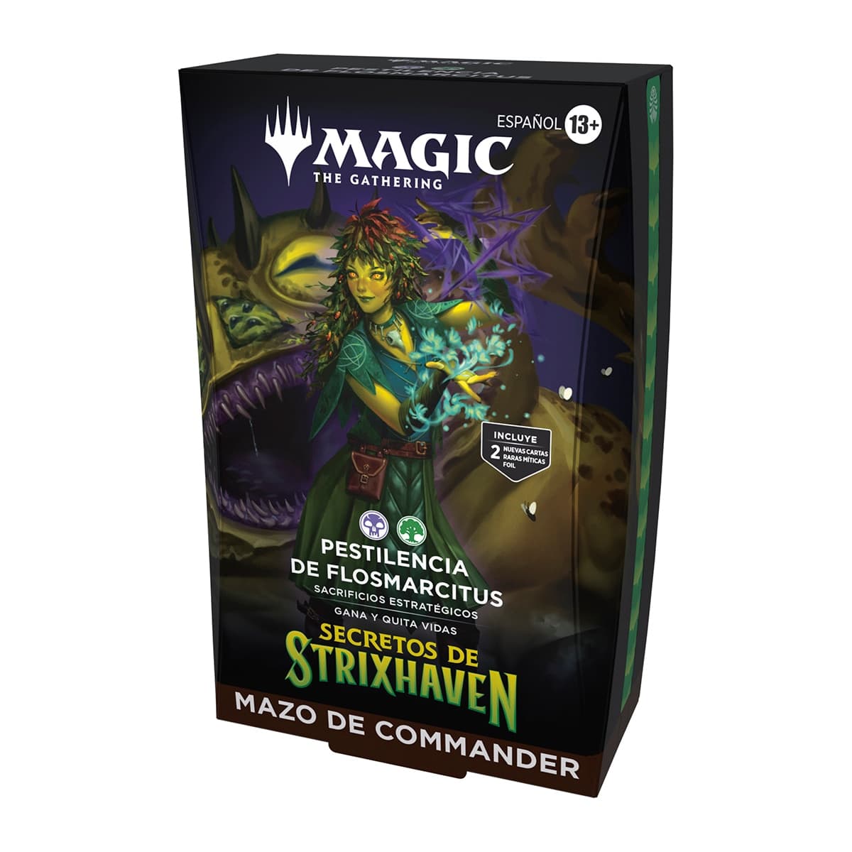 Magic The Gathering - Juego de cartas Secret of Stixhaven Commander Deck Pestilencia De Flosmarcitus MagicThe Gathering MagicThe Gathering.