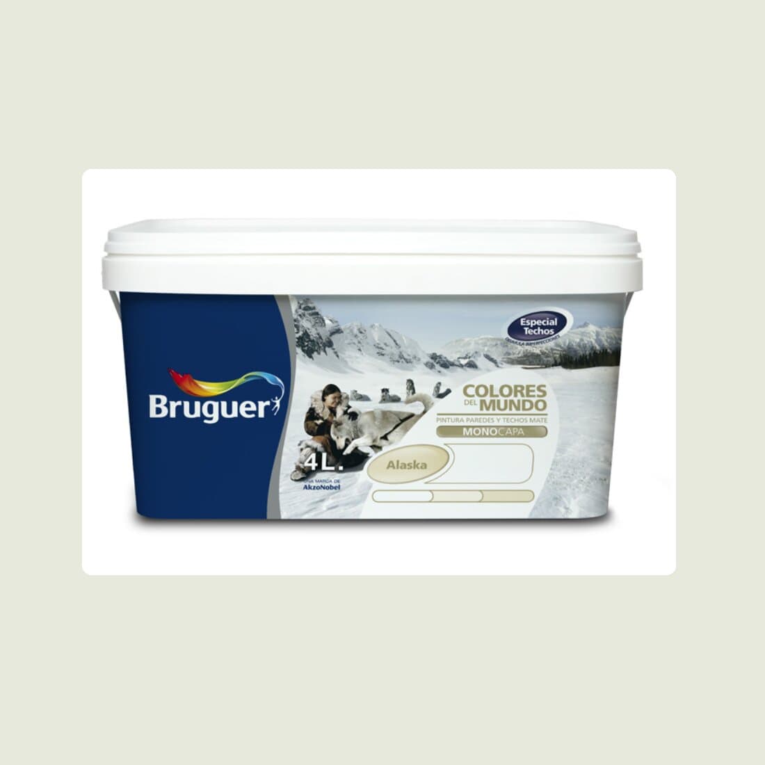 Bruguer - Pintura Plástica Mate Colores Del Mundo 4 l - Serie Alaska.
