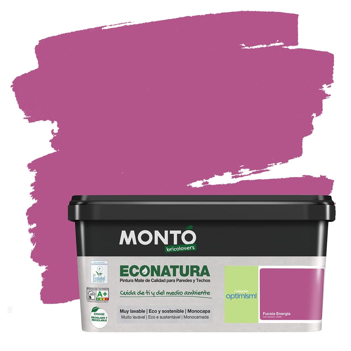MONTÓ - Pintura Plástica Mate Eco Natura Sostenible 4 l.