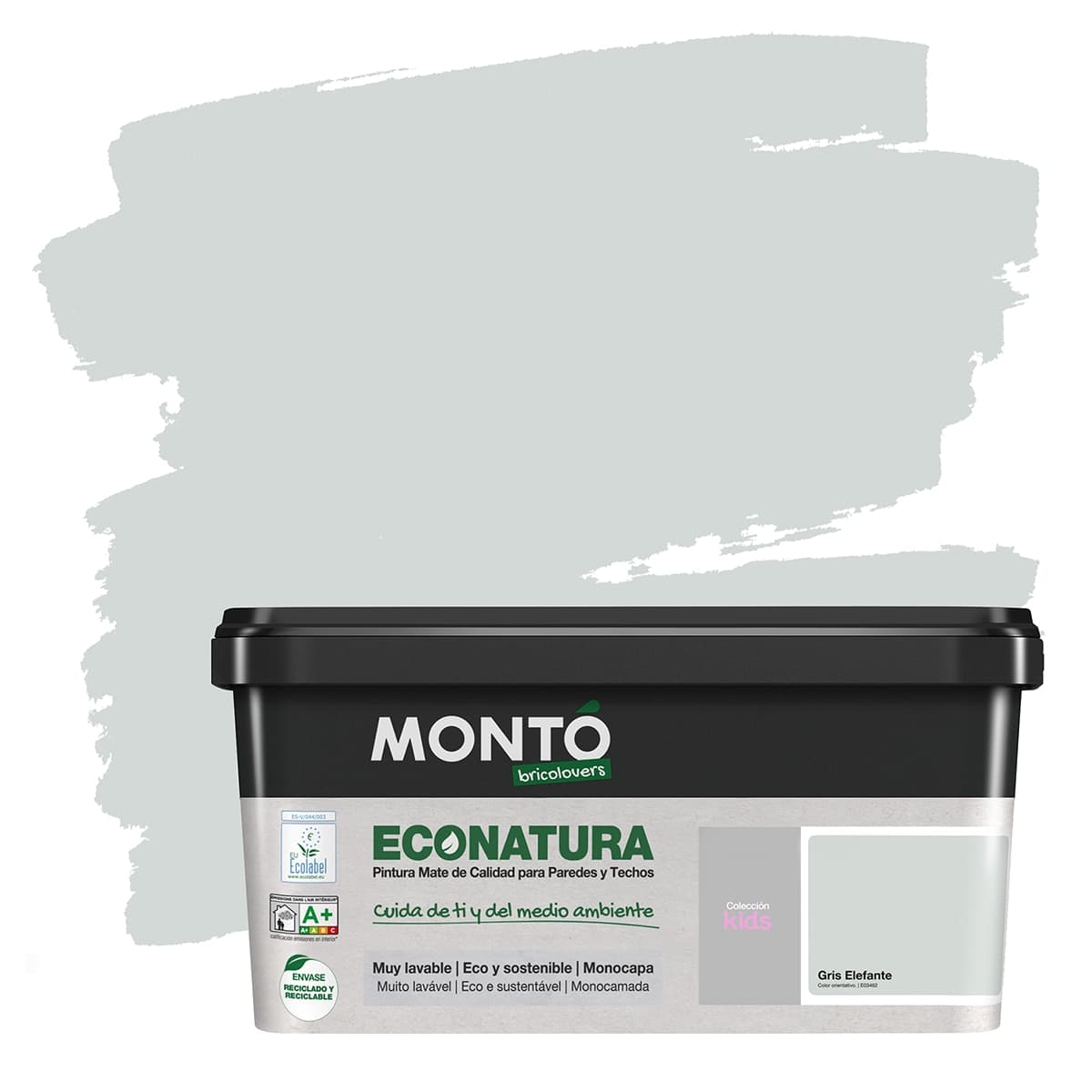 MONTÓ - Pintura Plástica Mate Eco Natura Sostenible 4 l.