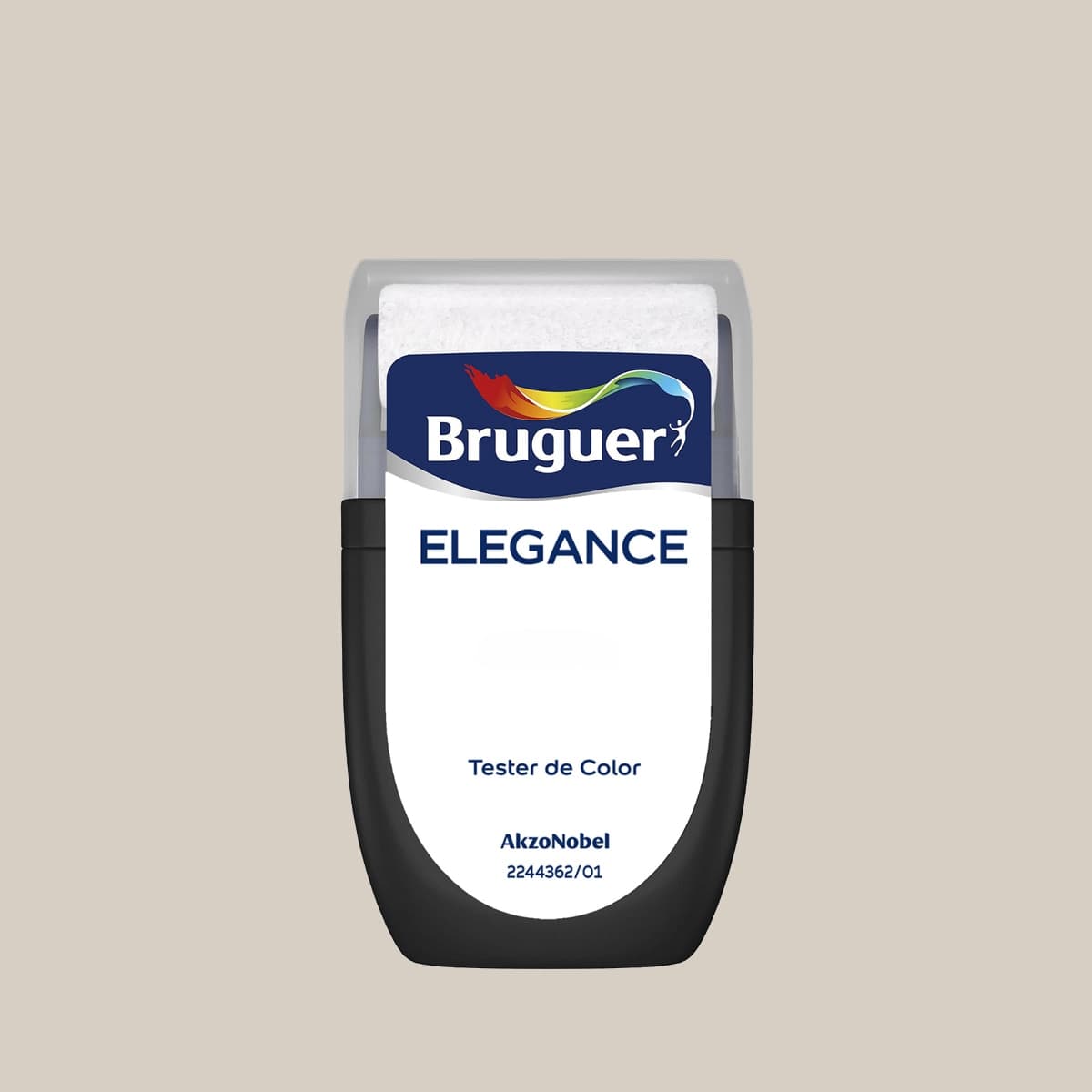 Bruguer - Pintura plástica Bruguer Elegance 30 ml - Blanco Roto Ral 9010.