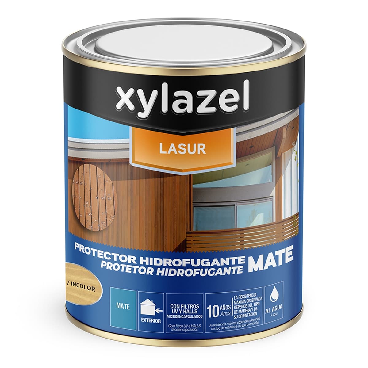 Xylazel - HIDROFUGANTE LASUR MATE INCOLOR 2,5L.