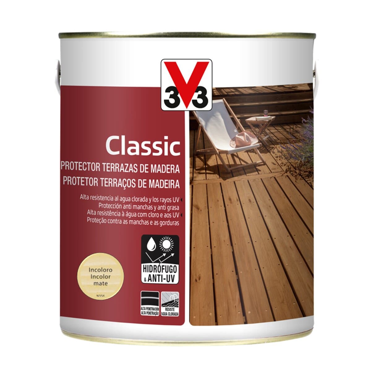 V33 - Aceite Protector Terrazas Madera.