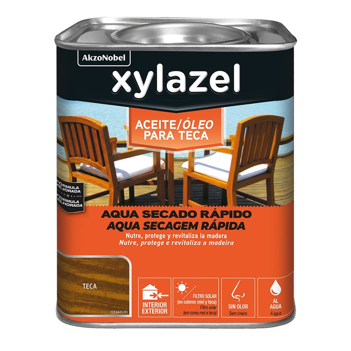 Xylazel - ACEITE TECA AGUA TECA 0,750 L.