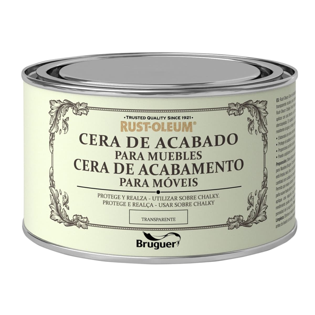 Rust Oleum - Cera para Acabado Muebles Transparente 400 ml.