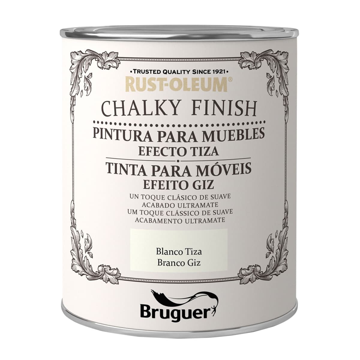 Rust Oleum - Pintura Efecto Tiza Chalky para Muebles 750 ml.