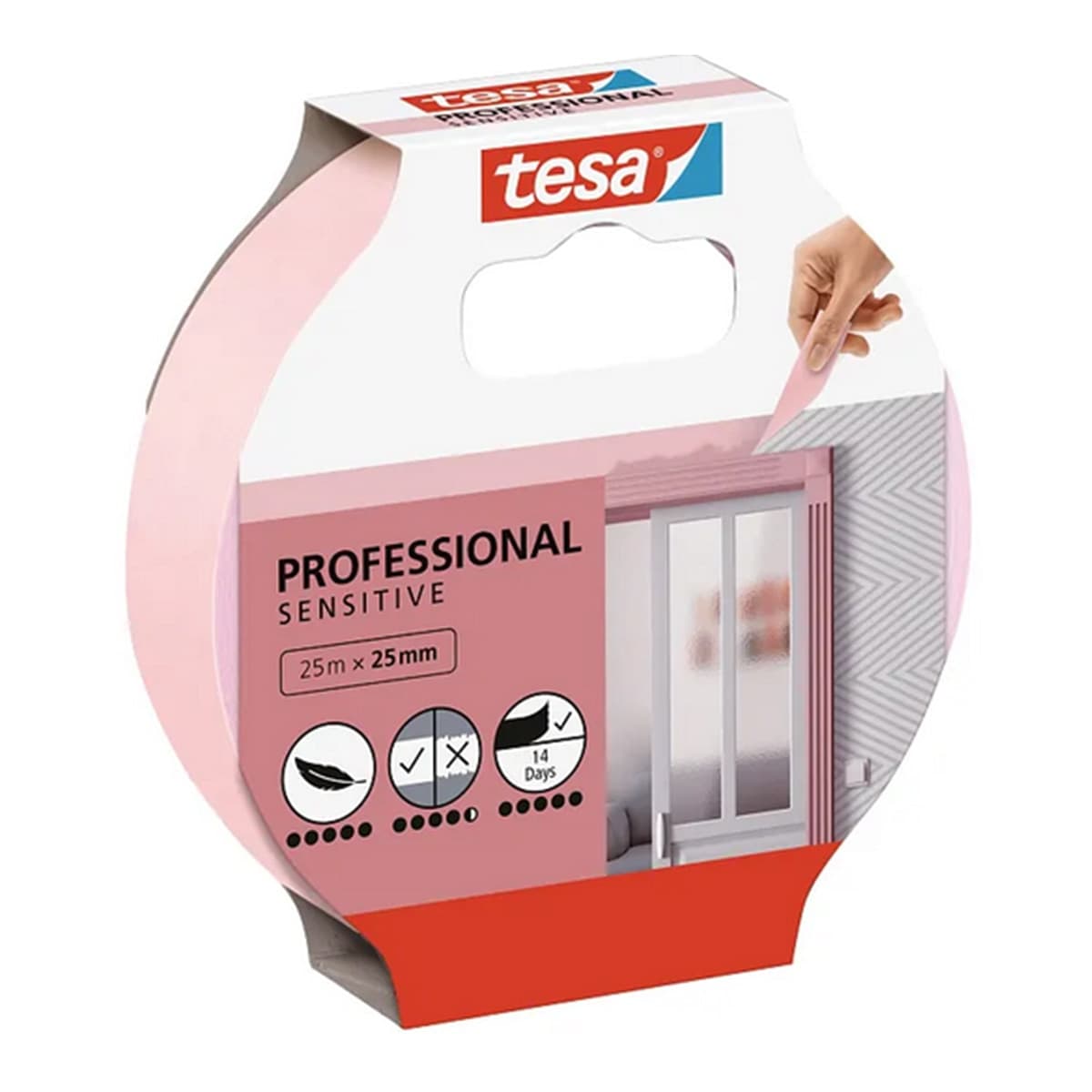 Tesa Tape - Cinta de Carrocero de Precición Sensitive 25 m.